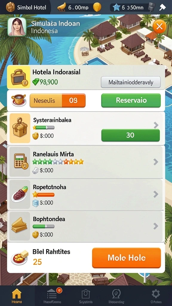 666j - Tampilan antarmuka pengguna yang menarik.