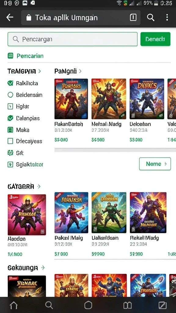 kilauwin - Skenario permainan yang penuh warna dan dinamis.