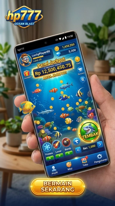 Layar utama hp777 — antarmuka bersih setelah instalasi